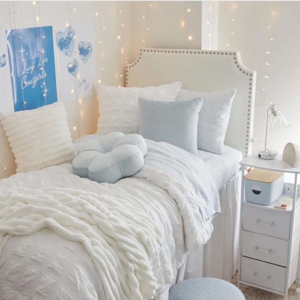 Dormify Jordyn Charging  Studded Headboard. Originally 300
